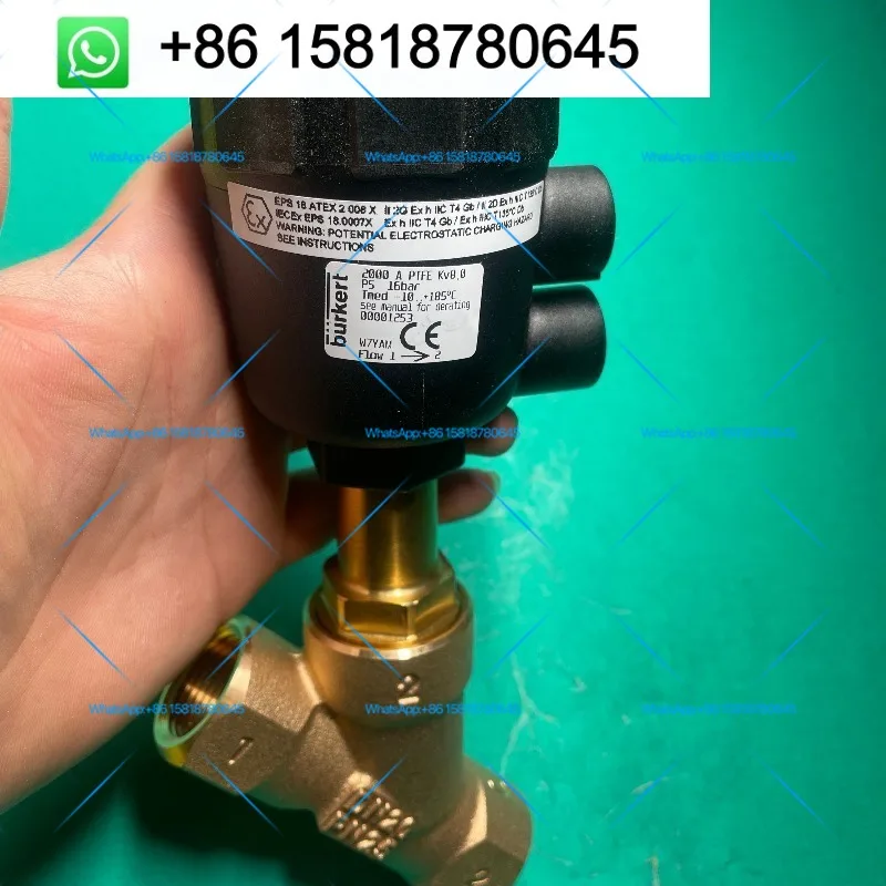 Burkert Baode 2000 Pneumatic Angle Seat Valve Baode Baodi DN2000001253 Original from Germany