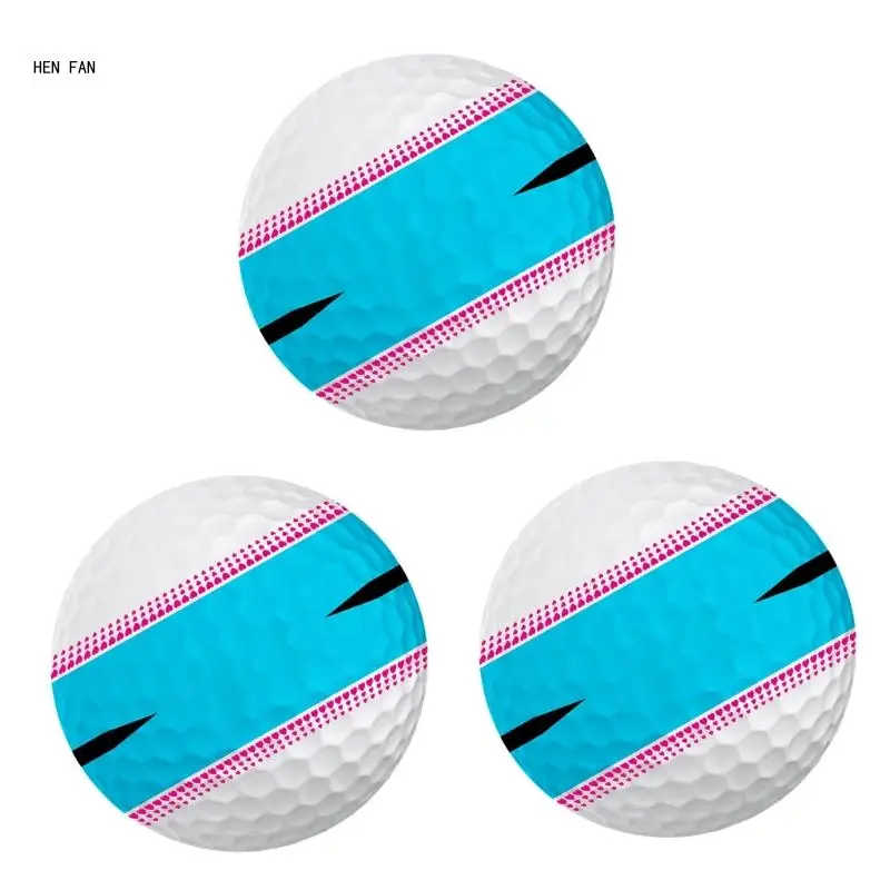 Balles Golf accessoire Golf balles Golf 3 couches 360 degrés balles Golf précision M89D