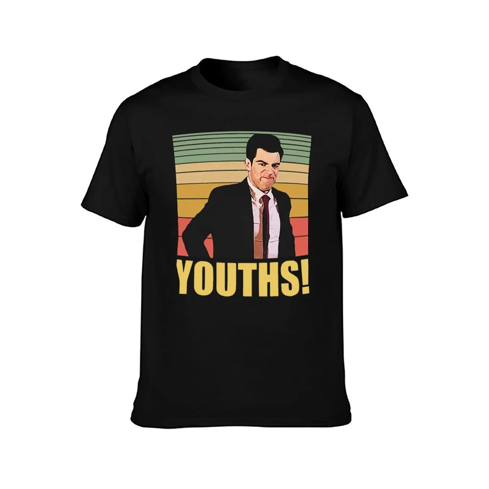 Nick Miller Youths Winston Schmidt T-Shirt t shirts for man cotton T-Shirt