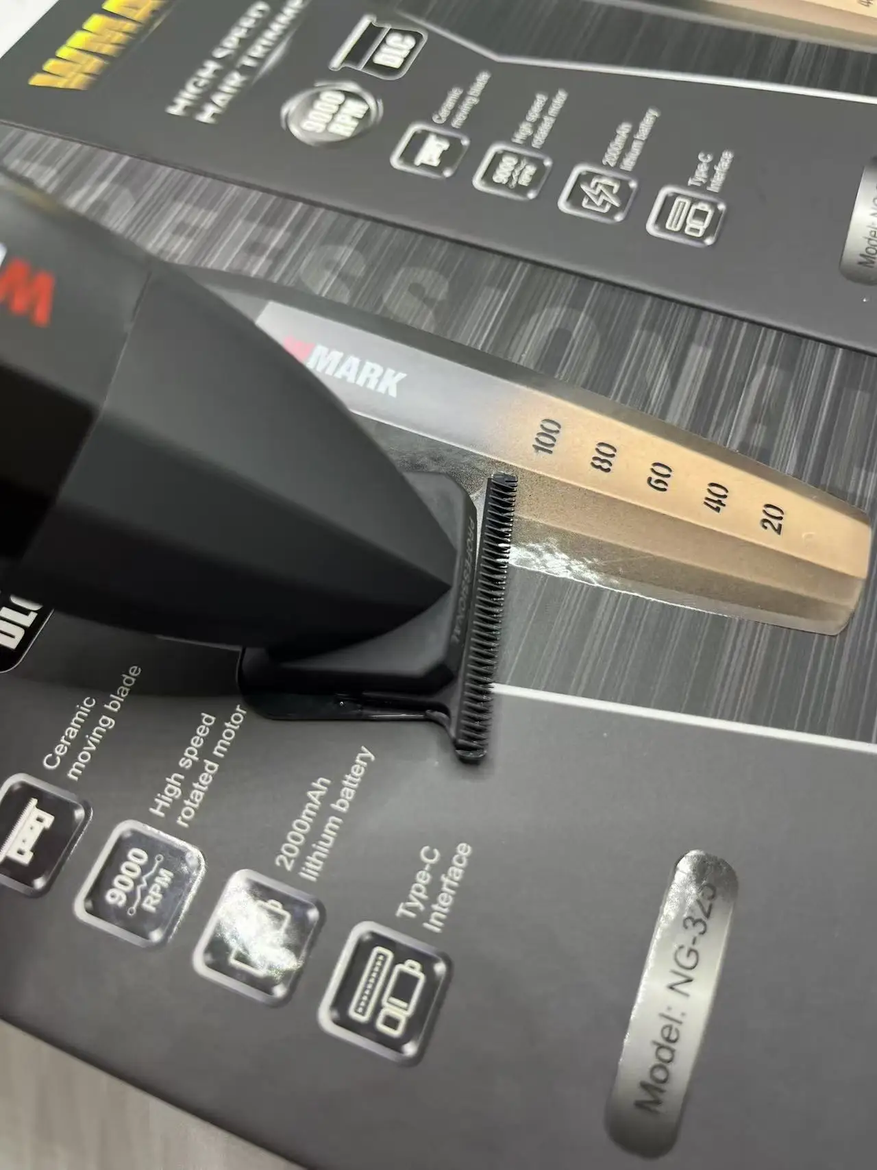 Professional Hair Clipper 7500-9000RPM Wmark NG-325 Original DLC Ceramic Blade for Stylists And Barbers