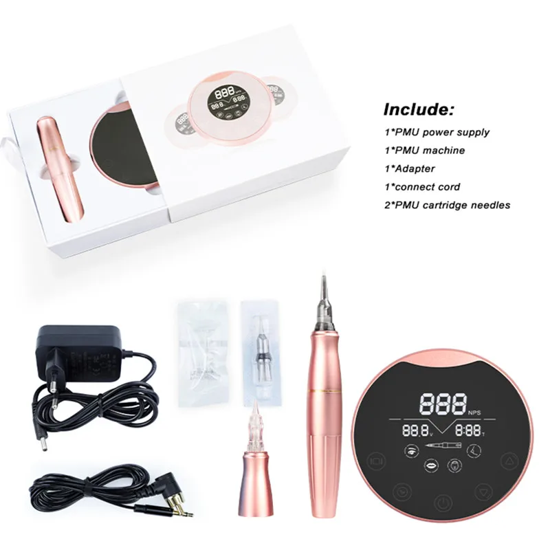 P90 Tattoo Machine Set Microblading Coil Rotary Pen Biomaser BMX Tattoo Machine Set per l'allenamento Maquina De Tatuar