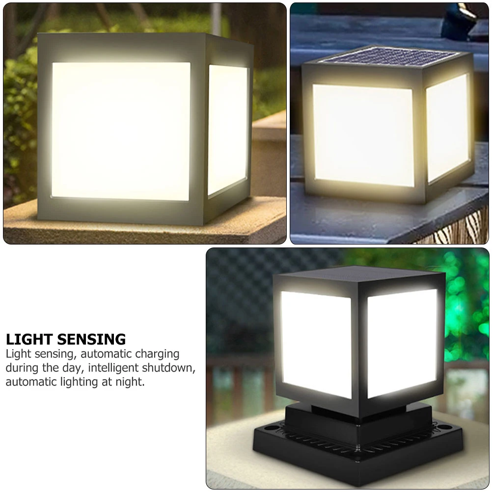 

Solar LED Wall Light Waterproof Outdoor Yard Light Auto on Off Night Black Solar Powered Easy Install Waterproof Wall Lamp