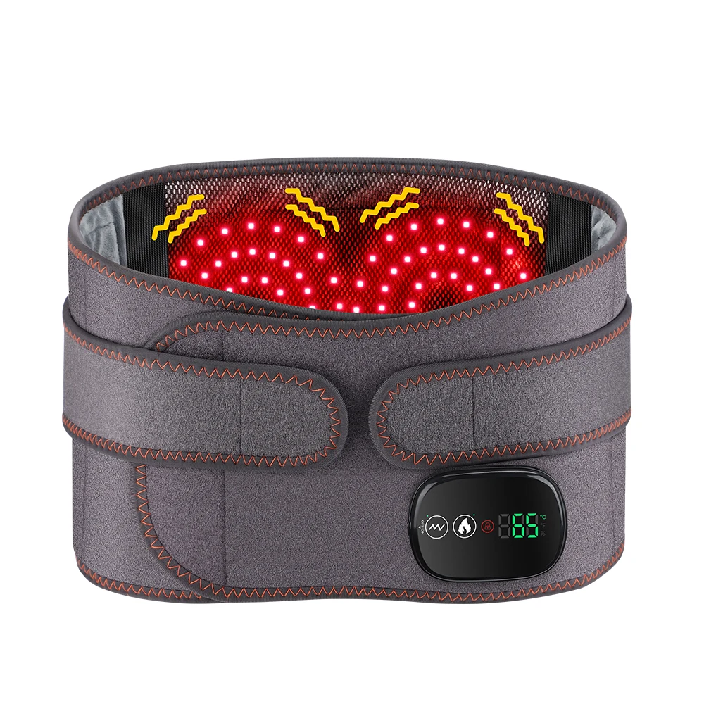 

Electric Heating Waist Massager Support Belt Vibration Hot Compress Brace Belt Back Relax, Blood Circulation, US Warehouse