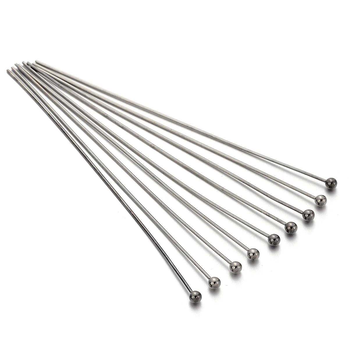 100pcs Copper Ball Head Pins for Jewelry Making