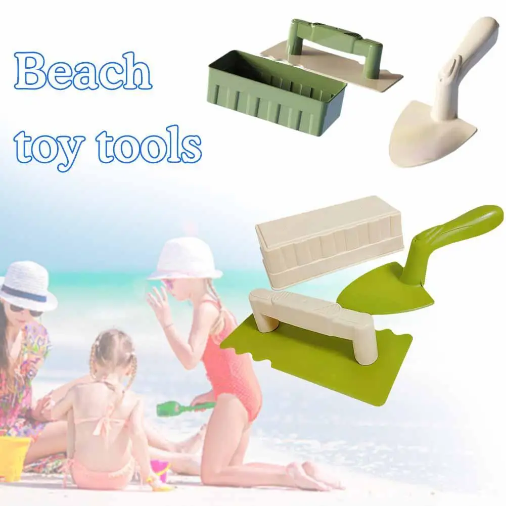 Ensemble de jouets de plage et de neige pour enfants, moules de maçonnerie, pelle, château, outils de construction, jeu de bord de mer, artisanat de jardin en plastique, été