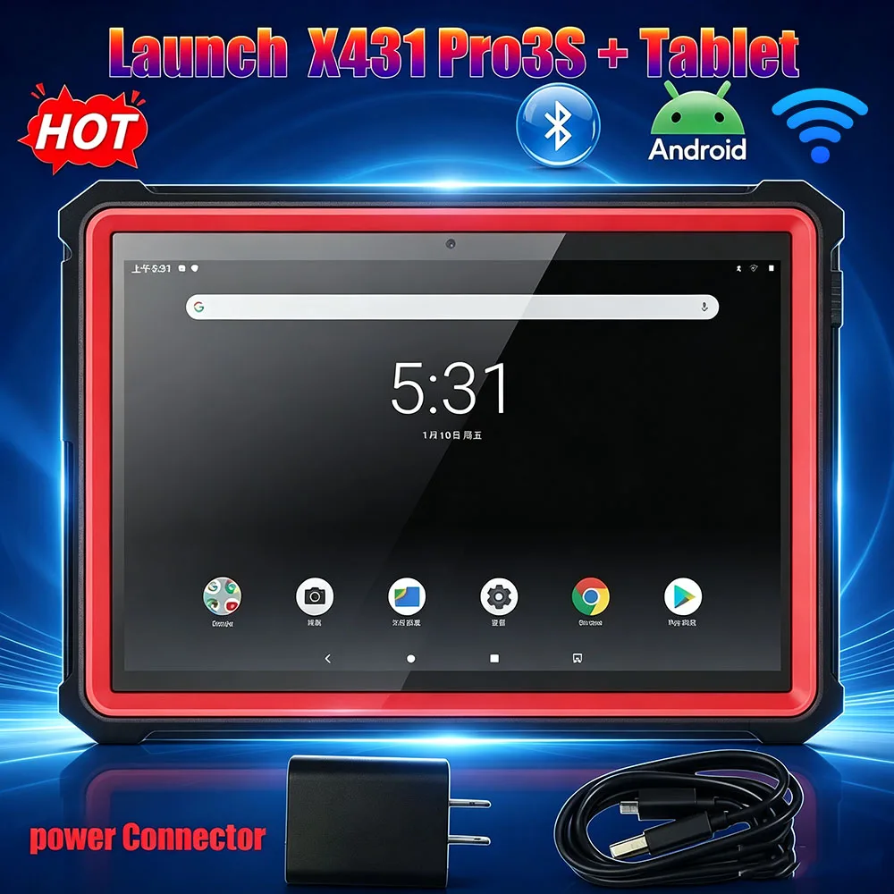 LAUNCH X431 PRO3S+ Tablet OBD2 Diagnose-Scanner 3GB+32GB+128GB Android 9 Bluetooth Vollsystem-Autodiagnosegerät