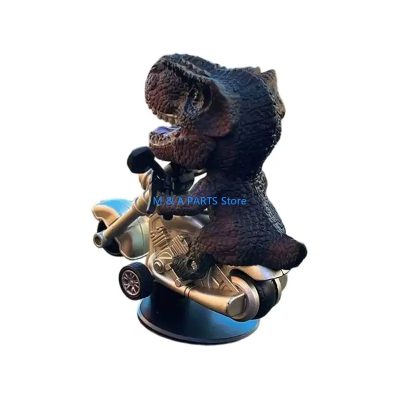 U1JF Inertial Drift Dinosaur Car Dashboard Ornament with Automatic Return & Funny Designs Suitable for Driving Entertainment