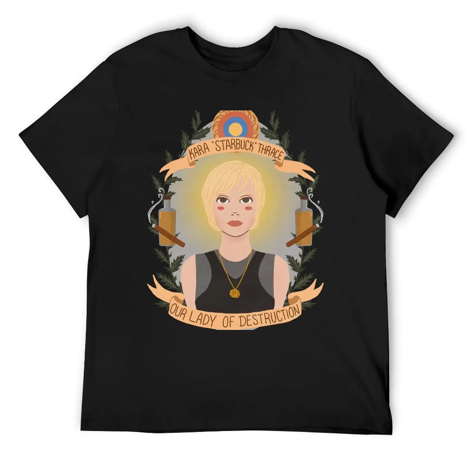 Kara Thrace T-Shirt oversizeds graphics customizeds Men's t-shirts