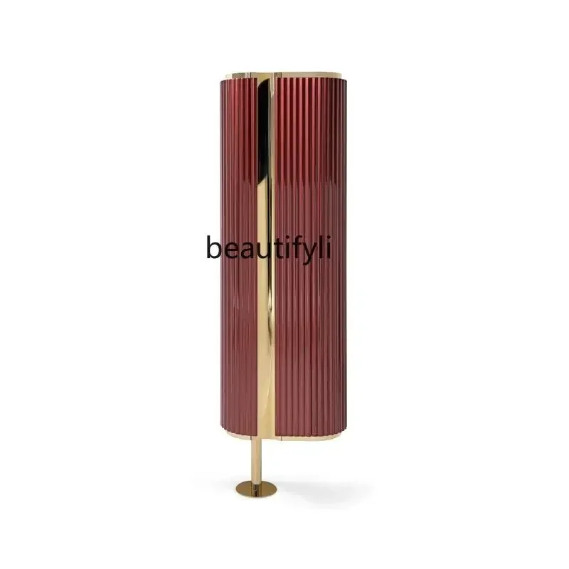 TTT Rotating wine cabinet Light luxury living room Home villa Modern creative multi-layer locker