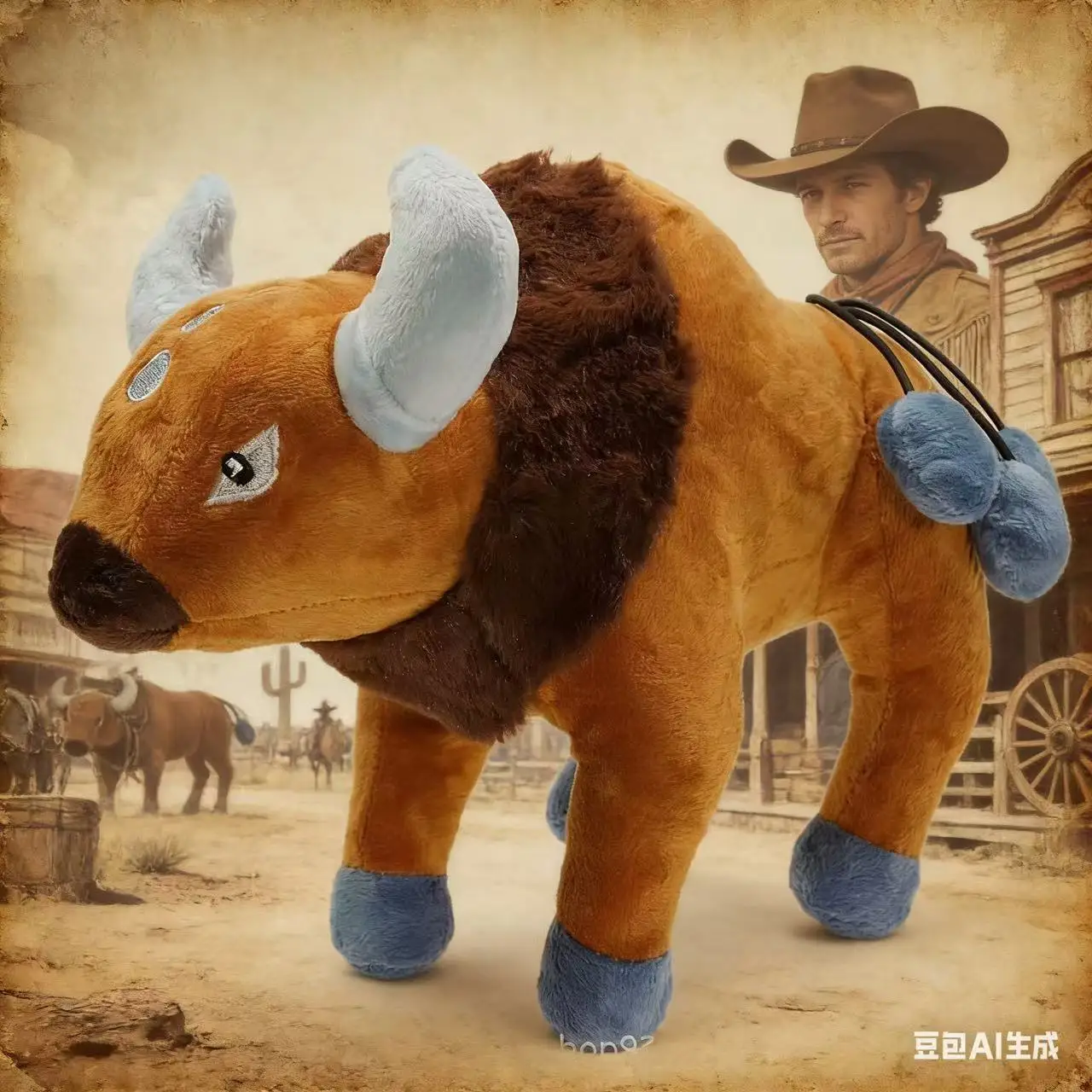 28cm Tauros Pokémon Plüschfigur, Wütender Stier Kuscheltier, Weiches Stofftier, Sammlerstück Geschenk für Kinder, Anime-Kreatur – Detail 6