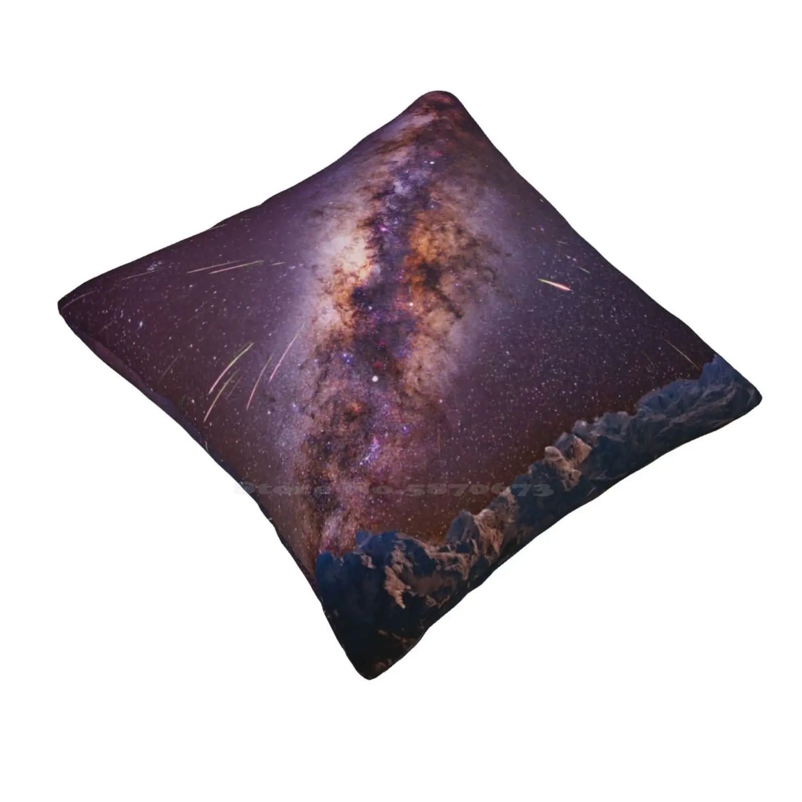 Kaboom Pillowslip Pillowcase Milky Way Perseids Shooting Stars Mountains Alps Austria Ennstal Delfino Canon Samyang 14Mm Wide