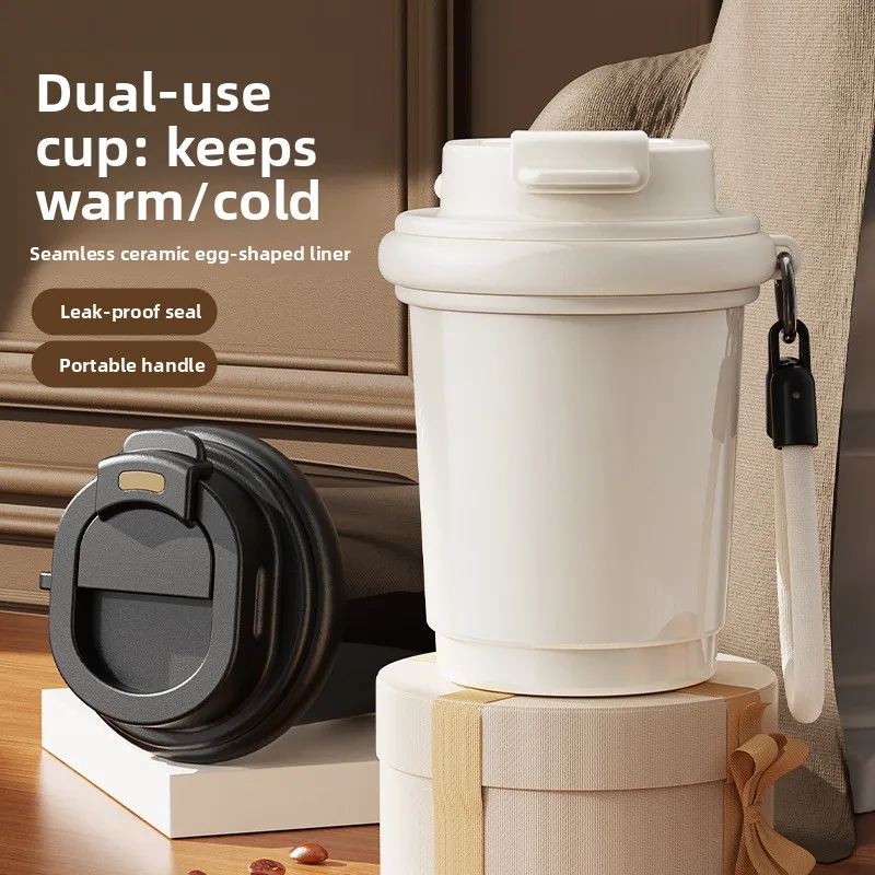 

Portable Insulated Cerc Inner Stainl Steel 36 Coffee Cup Small Cute Sli Stainl Steel Water Bottle for Men And W...