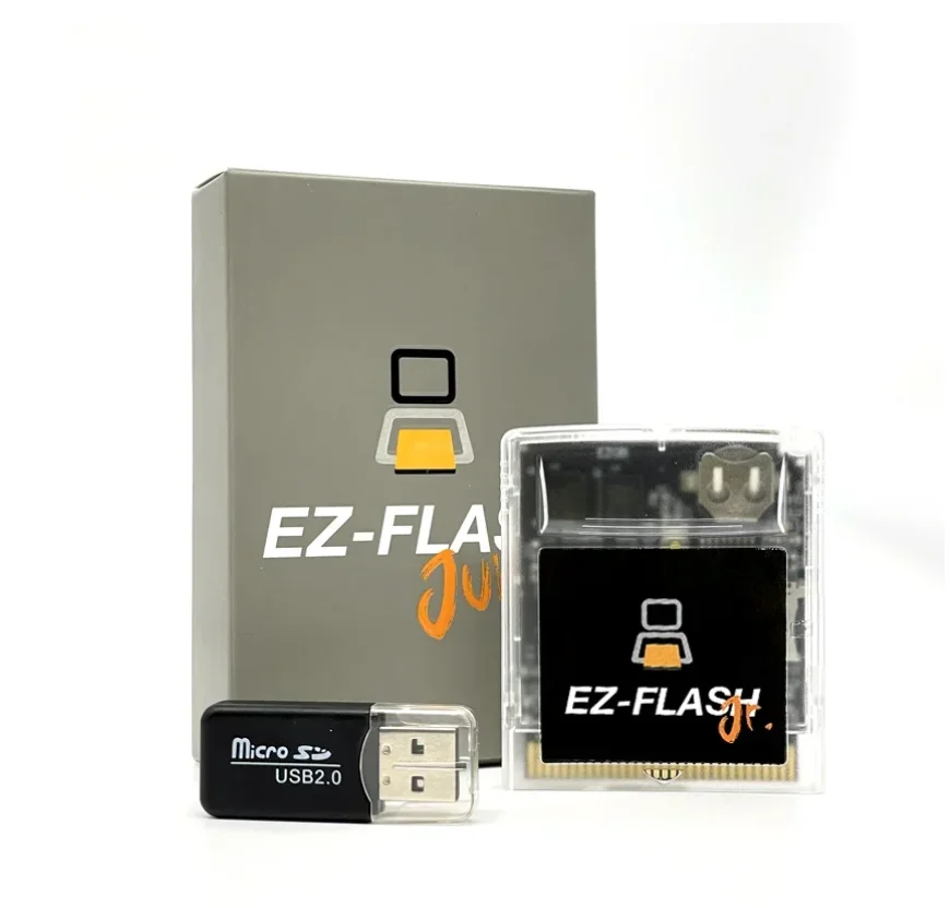 Game Accessories EZ FLASH Junior Reader For GB GBC Console EZJ EZ-FLASH With Real Time Clock Support Micro-SD TF Card 32GB