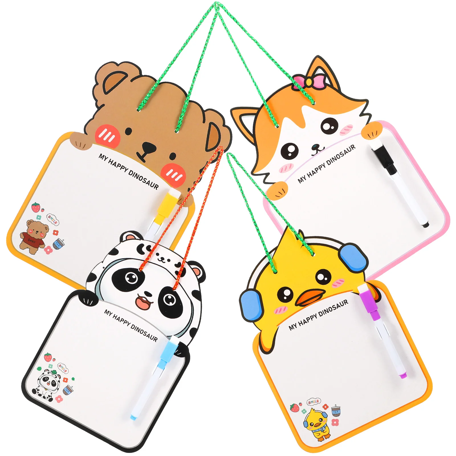 

Erasable Drawing Board Writing Pads Graffiti Double Sided Whiteboard for Kids Student