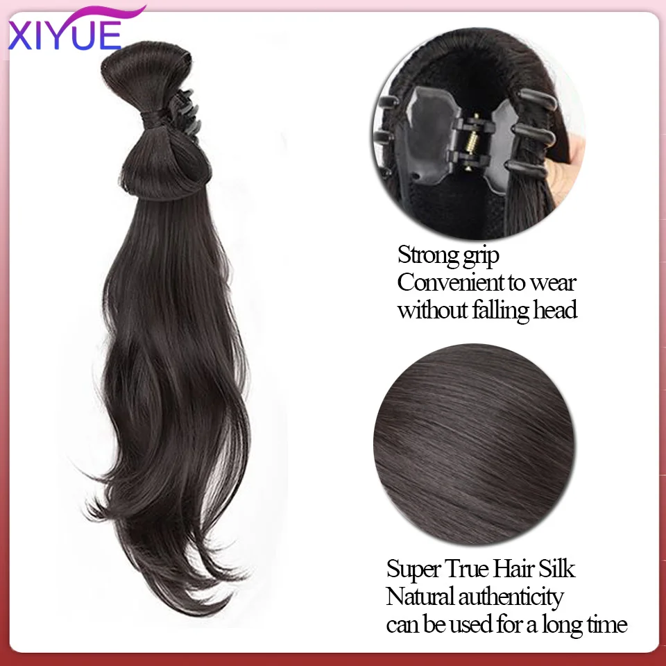 XIYUE   wig, bun, new Chinese style ponytail style wig bag, ancient costume wig, cheongsam, hair bun, headdress, wig, ancient