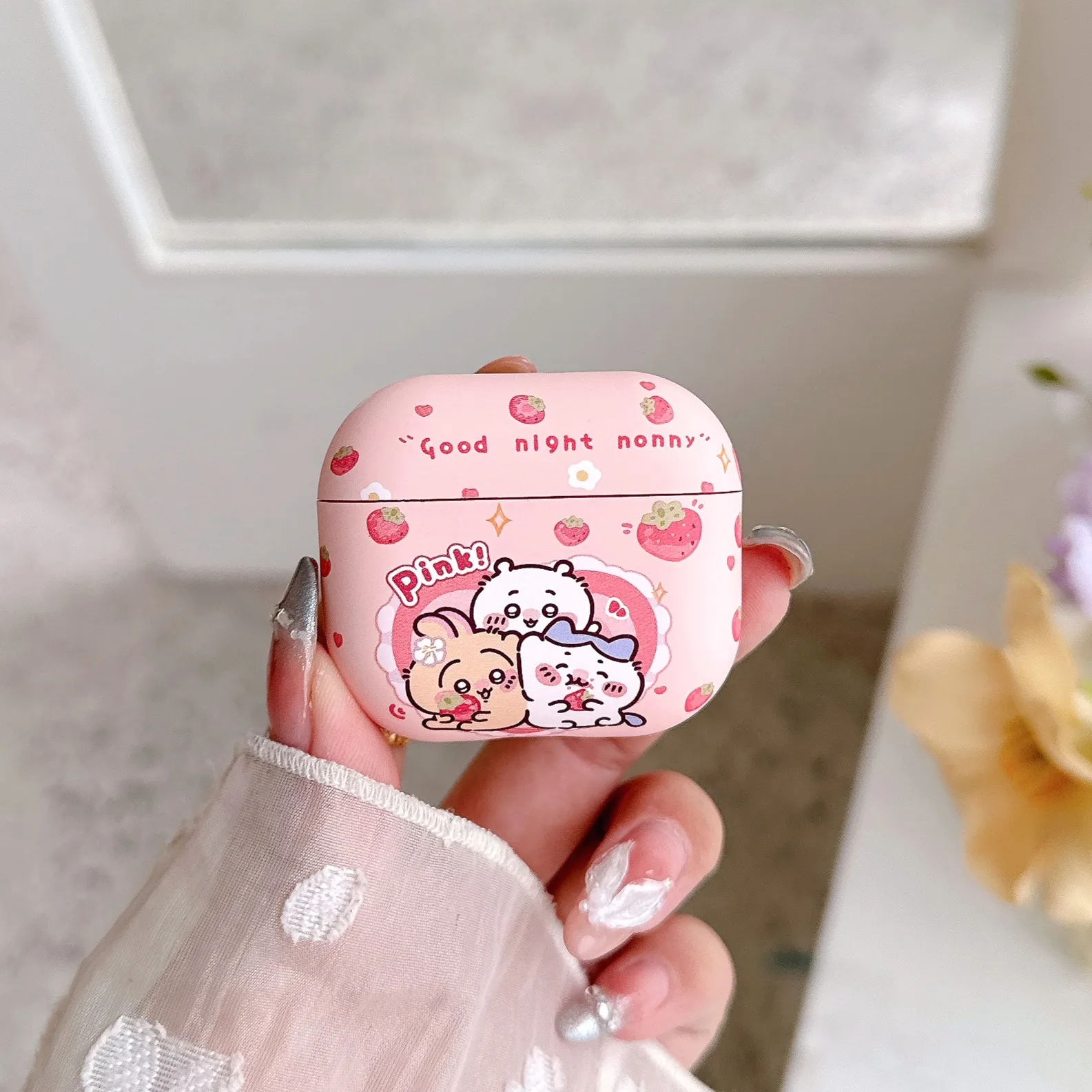 Étui pour écouteurs Airpods 4 2 3 1 Pro 3 2, dessin animé mignon japonais Chiikawa, housse de protection rigide pour casque Bluetooth sans fil