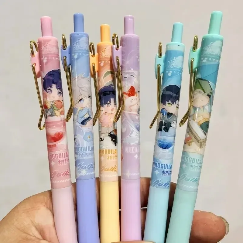 New Love and Deepspace Xavier Zayne Rafayel Sylus Personalità creativa Studente di cartoni animati Scatola cieca a sorpresa Penna ad asciugatura rapida Regalo