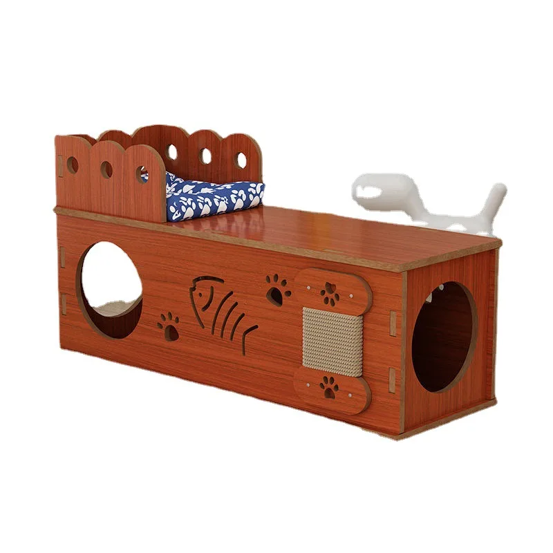 

Pet litter universal tunnel scratching board toy