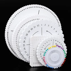 1pcs Round&Square Bracelet Knitting Kumihimo Disc Disk Tray Braided Rope Knot Weaving Jewelry Desgin Board Jewelry Tool