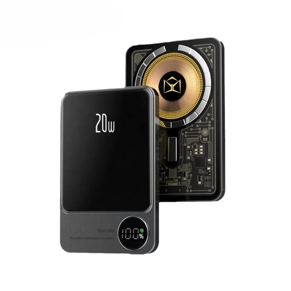 2026 Original High Quality Alloy Power Banks Backup Battery Macsafe Powerbank Magnetic Wireless Phone Charger External Auxiliary