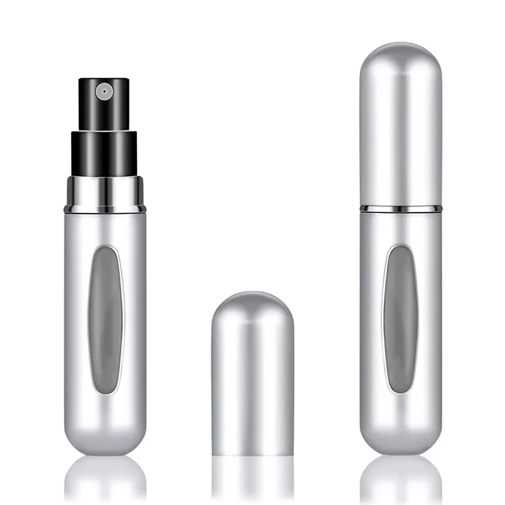 2 Pieces Portable Mini Refillable Perfume Bottle Spray Pump Empty Cosmetic Container 5ml refill Atomizer Bottle Travel