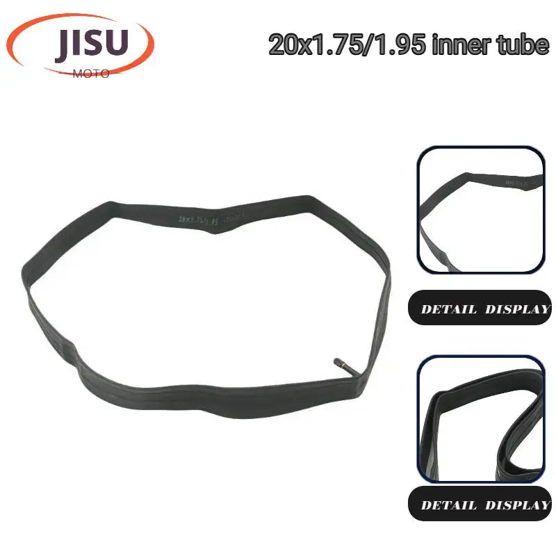 For mountain bike city commuter car tire inner tube 20x1.75/1.95 inner tube straight nozzle