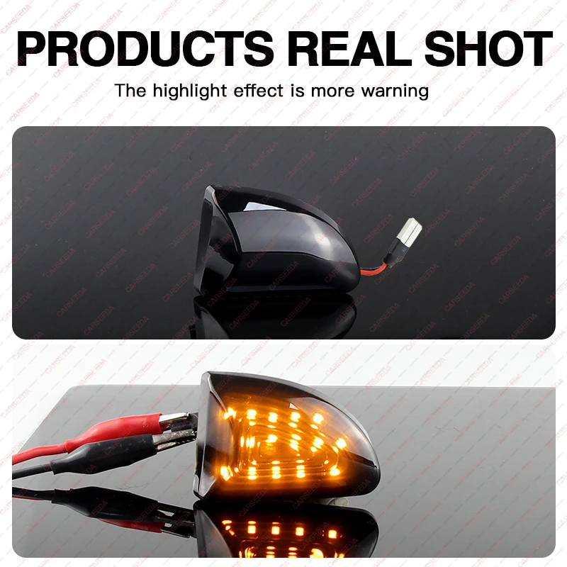 ل الذكية Fortwo 451 MK1 MKII كوبيه كابريو 2007-2015 العنبر LED الديناميكي الجانب ماركر بدوره أضواء الإشارة استبدال 4519067700C40A #5