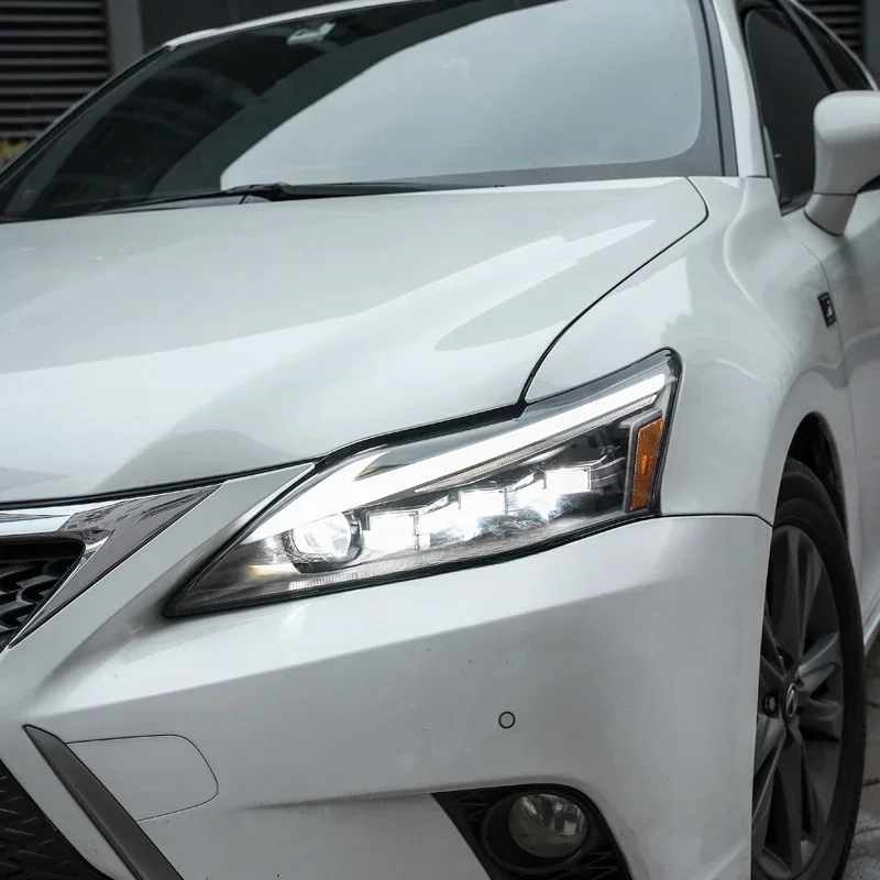 أضواء السيارة لكزس CT200 LED المصابيح الأمامية 2012-2020 CT200H رئيس مصابيح DRL العارض عدسة الديناميكية بدوره إشارات اكسسوارات السيارات