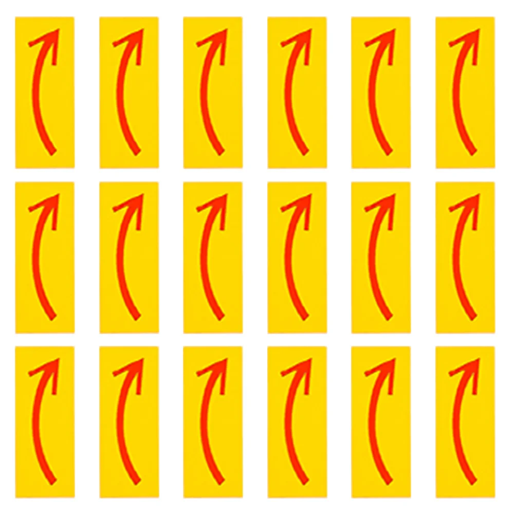 40pcs Clockwise Arrow Indicator Strong Adhesive Waterproof Directional Sign For Factory Warehouse Traffic Safety Floor Marking