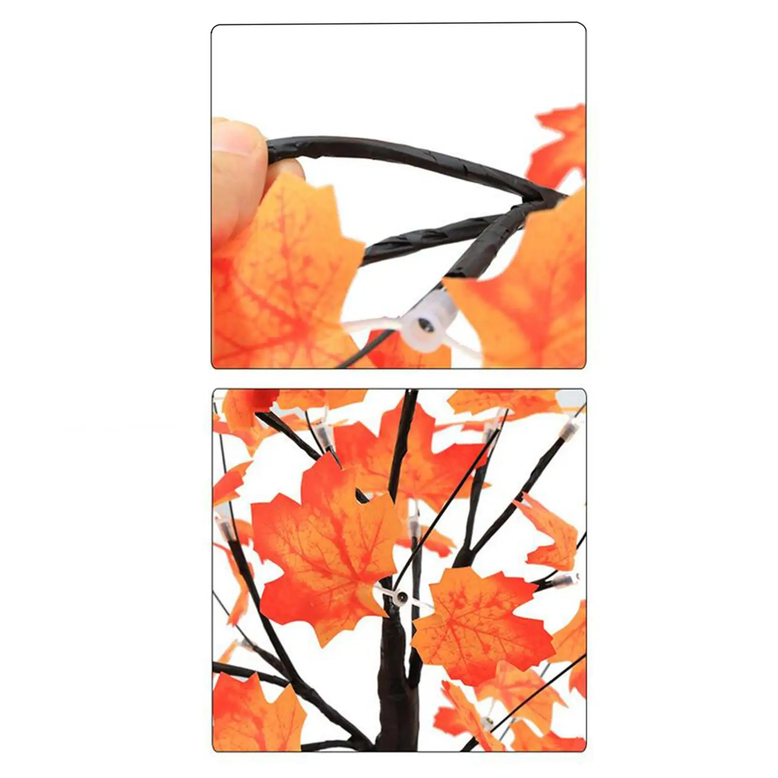 Iluminado Artificial Tree Lamp, Autumn Harvest Decor, Night Light, 24 LEDs