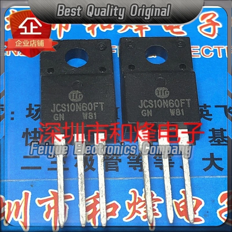 5PCS-20PCS  JCS10N60FT  TO-220F 600V 10A   Best Quality Imported Original