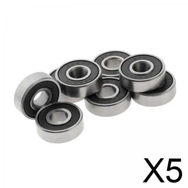 

5x 8 Pieces ABEC-9 Skateboard Bearing Roller Component for Skates