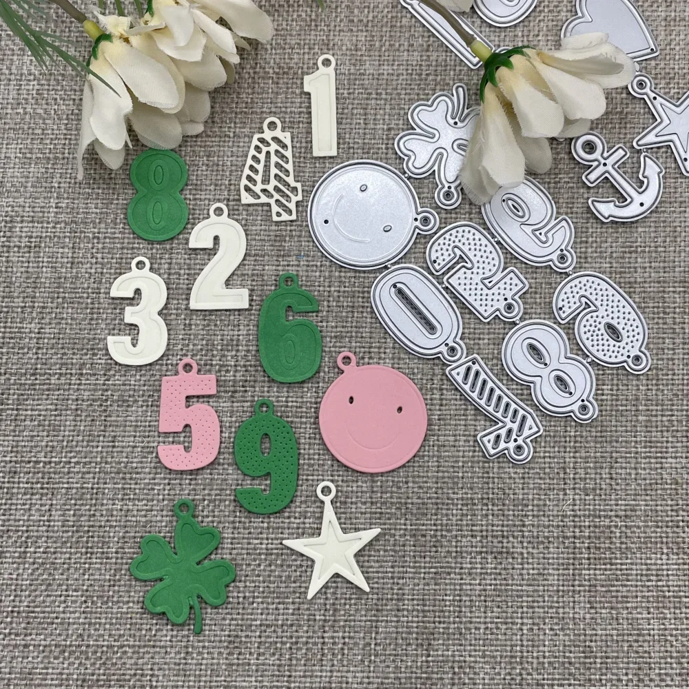 

Tag digital decoration Metal Cutting Dies Stencils For DIY Scrapbooking Decorative Embossing Handcraft Die Cutting Template