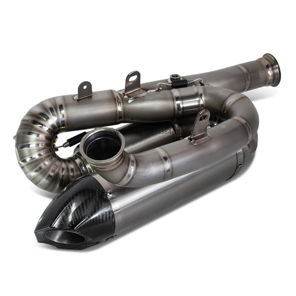 

For Ducati Panigale V4 Streetfight V4 2025 Motorcycle Full Exhaust System Titanium Muffler Escape Racing Kit