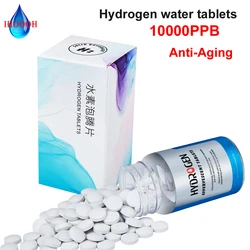 Active H2 Molecular 10000PPB Miracle Hydrogen Water Tablets Alkaline ORP Healthy Drinking Improve Immunity Anti-Aging 60 Tablets