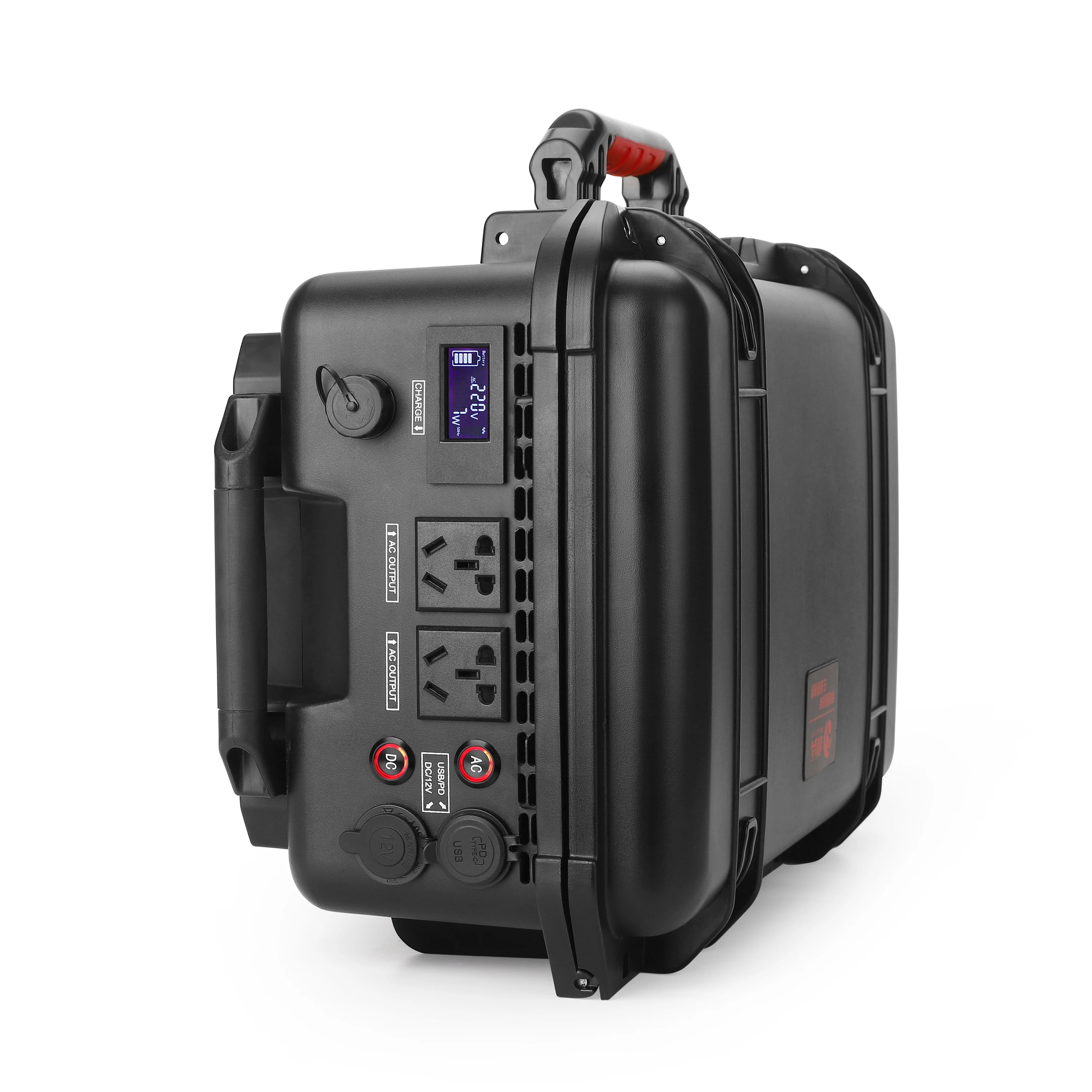 퀵 차지 220v 3000w 3108wh 휴대용 야외 전원 스테이션 태양광 패널 포함