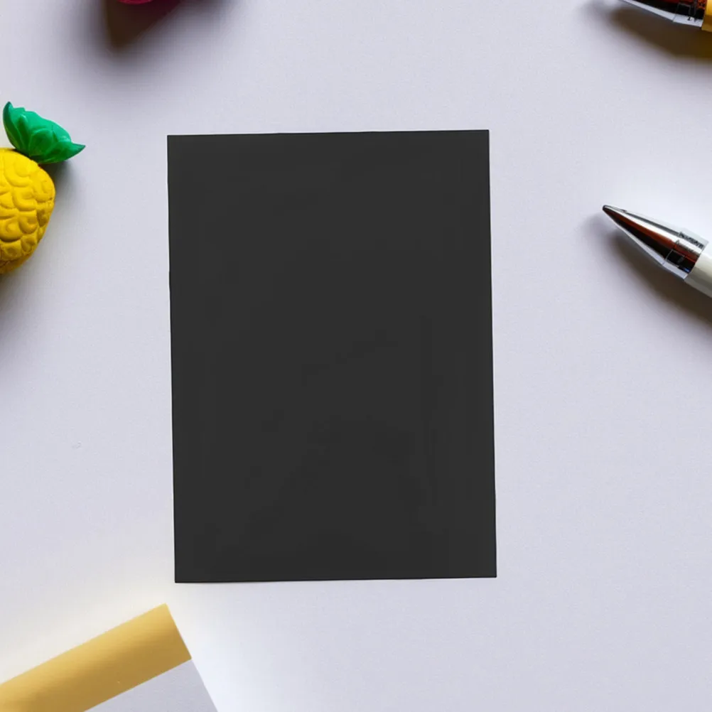 40 Sheets A4 Black Cardstock Thick Premium Craft Paper for Greeting Cards Invitations Printing Drawing Painting Office School