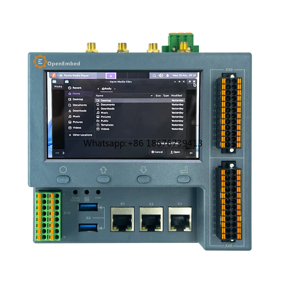 4.3'' HMI All-in-one PLC Controller Plc Logic Control EdgeLogix Industrial 4.0 Automation Wifi 4G LTE Module New and Original