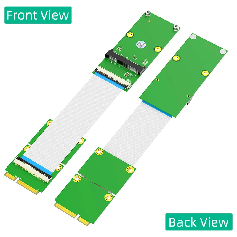 อะแดปเตอร์การ์ด MINI PCIE ไปยัง Mini PCI Express WiFi สายเคเบิลครึ่ง/เต็ม mSATA เป็น mSATA SSD Converter สำหรับเดสก์ท็อป