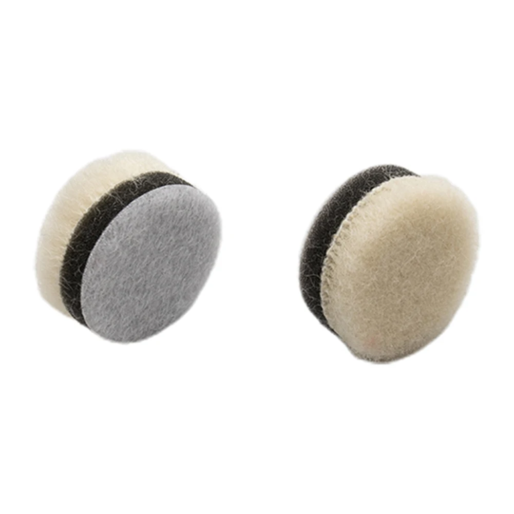 30 Stück 1 Zoll Woll polier pads für Auto polierer oder Glas polier reinigungs werkzeug Adapter Gewindes chleif werkzeuge