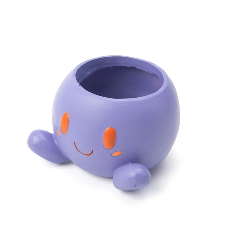 Pot Bunga Aneh Pokemon Vas Rumah Dekorasi Resin Keranjang Penyimpanan Pot Bunga untuk Tanaman Dalam dan Luar Ruangan untuk Dekorasi Rumah Baru