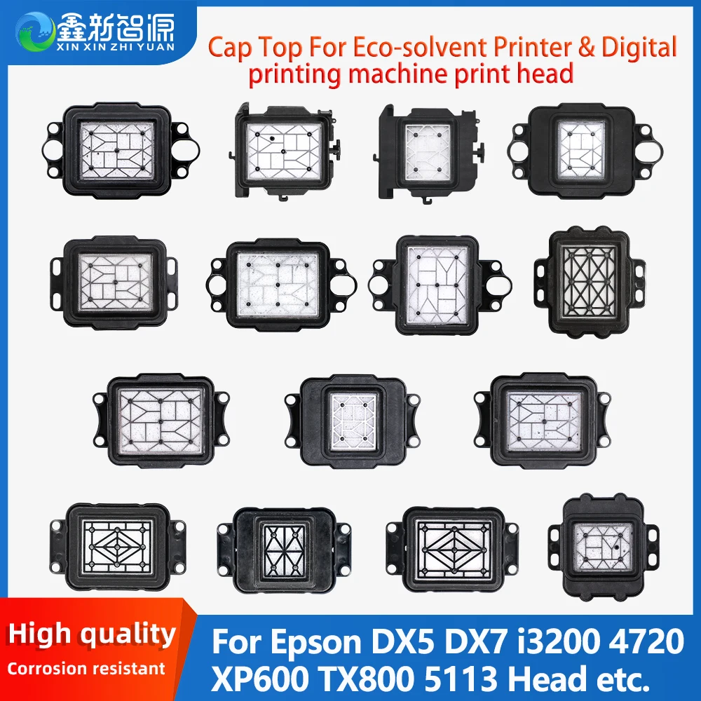 Eco-solvent Printer i3200 4720 5113 TX800 DX7 DX5 XP600 Printhead capping station Digital Printing DTF Printer Head Cap Top Assy