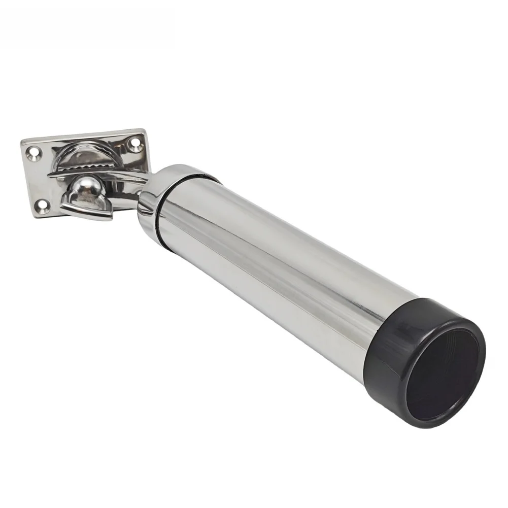 304 Stainless Steel Fishing Rod Holder for Marine Use on For Boat Yacht with 360 Degree Rotation and Tilt Flexibility