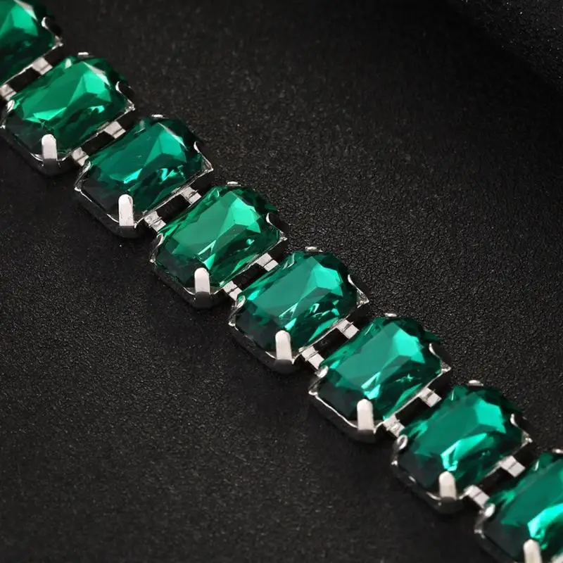 A52E Elegant Rhinestones Tassels Body Jewelry Adjustable Waistband Charm Perfect Gift