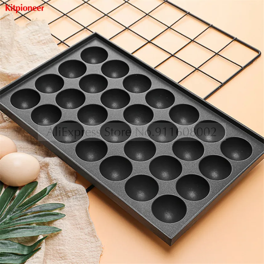 Octopus Balls Tray Nonstick Grill Plate Of Takoyaki Taiyaki Waffle Maker Parts Japanese Grill Pan 28 Holes