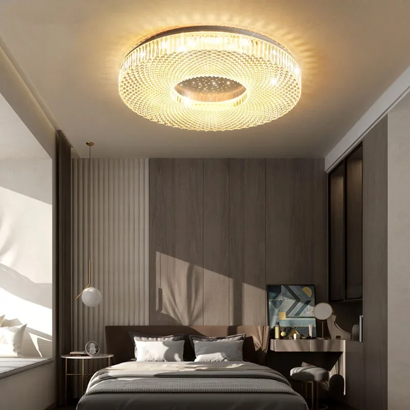 Imagem -02 - Modern Led Ceiling Lights com Pingente Remoto Lustre Interior Iluminação para o Quarto Jantar Sala de Estar Hall Luxo