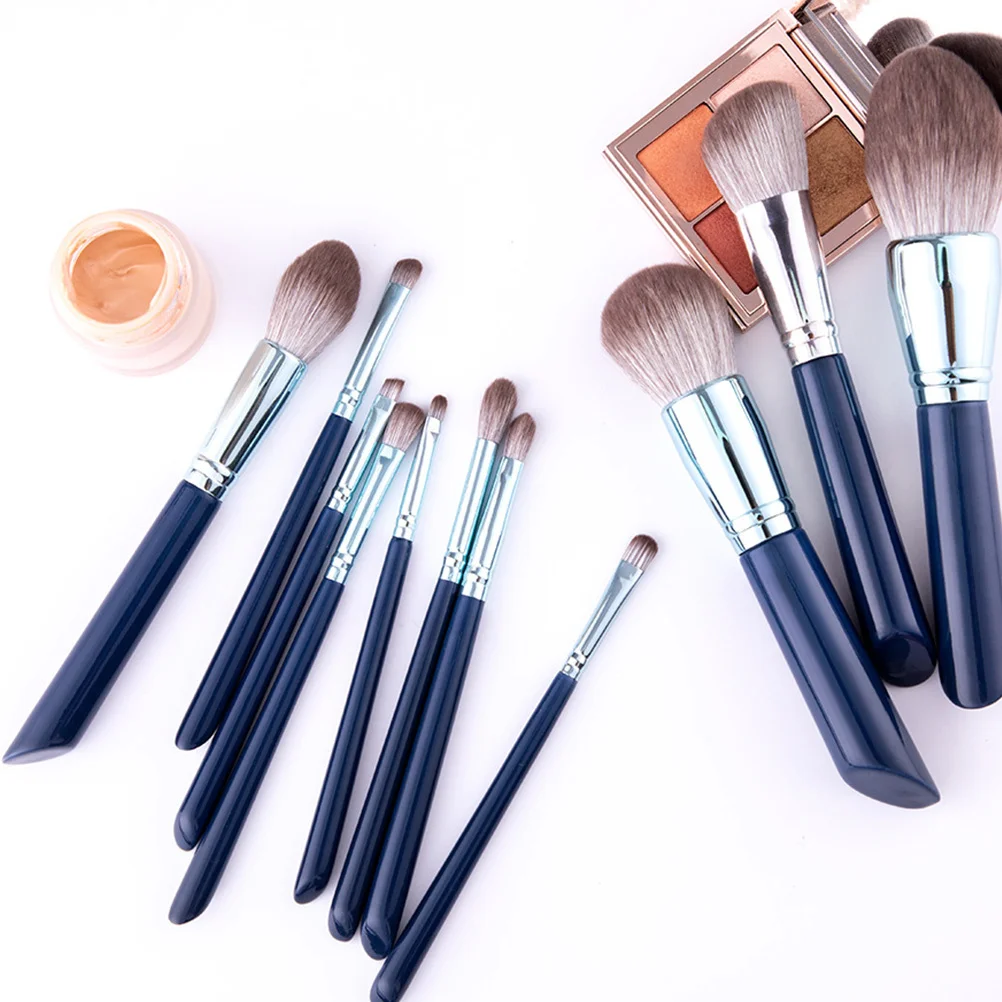 11-teiliges Make-up-Pinsel-Set, ideal für Frauen, Anfänger, Experten, für die Gesichtsanwendung von Foundation, Puder, Lidschatten, Rouge und Konturierung.