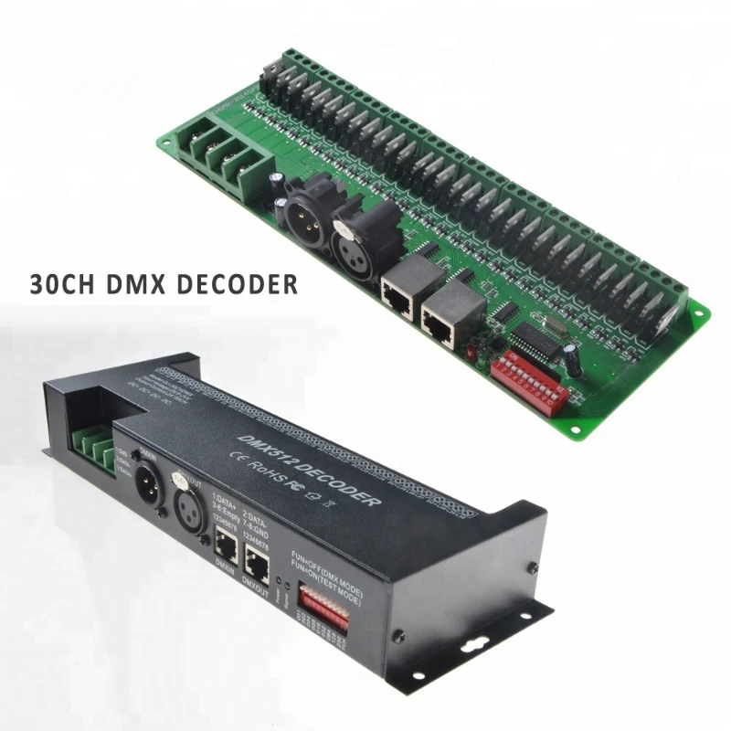 30CH 2A RGB DMX512 decoder LED driver