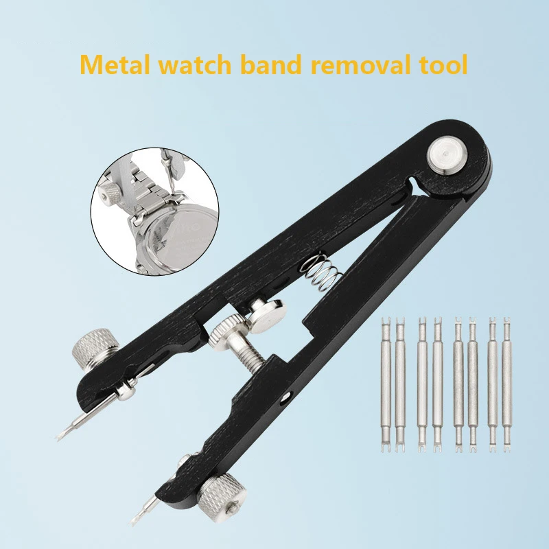 Horloge Veerbalk Tang Gereedschapsset Veerbalk Pincet Tool Voor Horloge Polsbanden Riem Verwijdering Reparatie Set Horloge Reparatie Tool