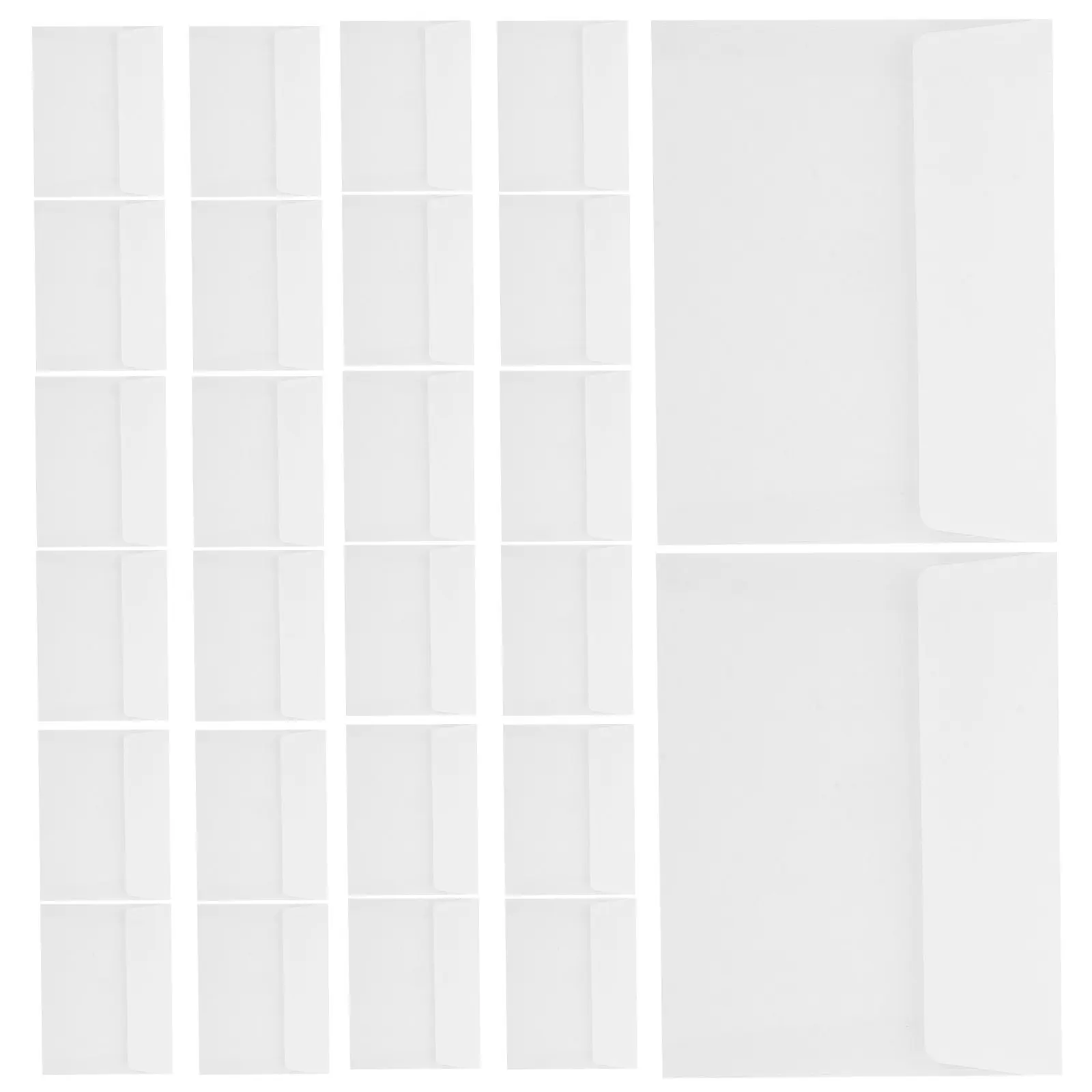 

50Pcs A2 White Paper Envelopes Self Seal Letter Size for Wedding Invitations Greeting Cards Business Letters Stationery Mailing
